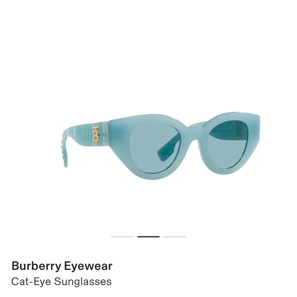 Burberry Aqua Blue Cat-Eye Sunglasses